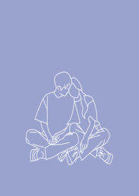 lovely couple purple