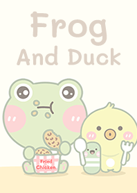 Frog and Duck so cute!