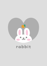 うさぎ3れもん[グレー]