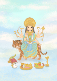 พระแม่อุมาเทวี green