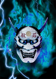 Hannya blue flame