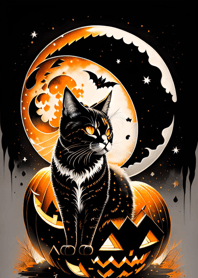 cat halloween 99441B
