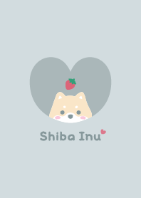 Shiba Inu2 Strawberry [GreenBlue]
