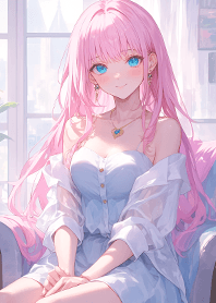 A girlfriend in a short, sexy dress