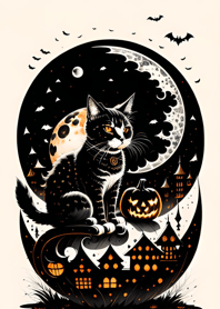 halloween cat D765Ef