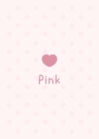 Girls Collection -Heart dot- Pink