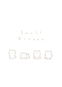 small kitten/wh beige