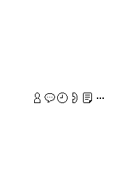 Simple dot picture(white)
