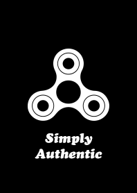 Simply Authentic Spinner Black-White