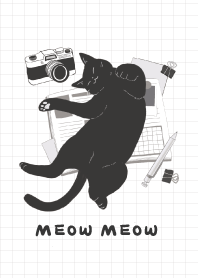 Meow meow universe (Black cat)