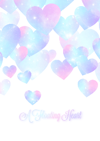 A floating heart