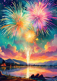 Beautiful Fireworks Theme#482