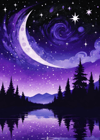 Bright Moon and Dawn c47CC3