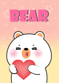 Love So Cute White Bear Theme