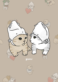 neko combo2 / dark tan