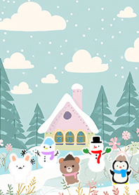 Kawaii scandinavian style(Winter-844)