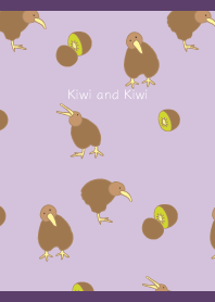Kiwi and Kiwi2 on purple