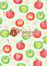 Pavish Pattern -Apple and its flower-