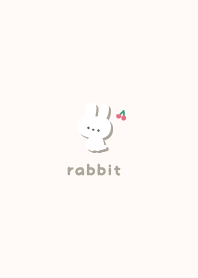 Rabbits5 Cherry [Beige]
