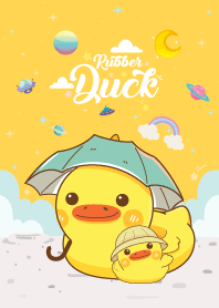 เป็ดยาง เลิฟๆ กาแล็กซี่ สีเหลือง