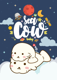 พะยูนตัวน้อย กาแล็กซี่ สีฟ้านาวี