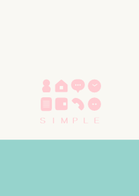 シンプル（pink green)V.443