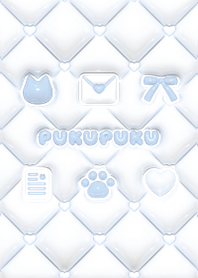 ぷくぷく♡ねこ - スノー ブルー