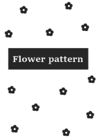 flower pattern(white)