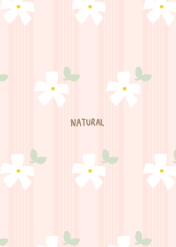 White flowers and leaves simple27 Japan