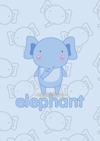 Simple cute elephant theme
