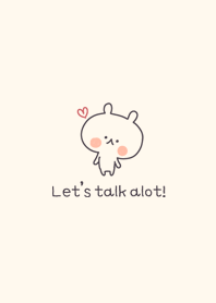 シンプルうさぎ*