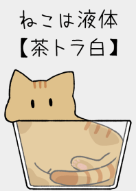 ねこは液体【茶トラ猫】