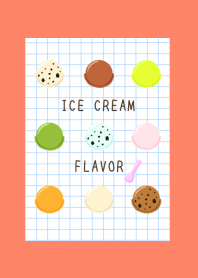 ICE CREAM FLAVOR GRAPH PAPER-APRICOTj
