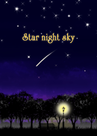 Star night sky