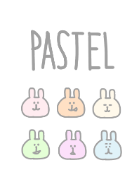 pastel rabbit theme