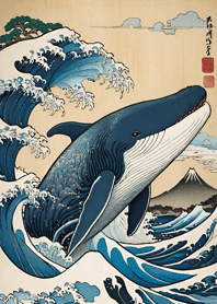 Ukiyo-e - Whale 2ee55e