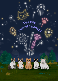 Yy's cat summer hanabi with cats