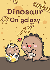 Dinosaur on galaxy!