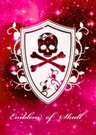 Emblem of Skull Red