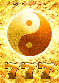 Figure of yin yang best luck lucky 777