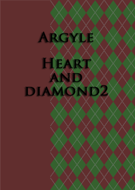 Argyle<Heart and diamond2>