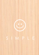 SIMPLE SMILE(white wood)Ver.1