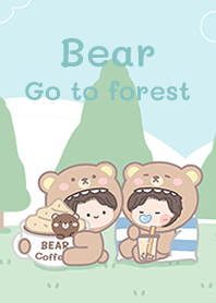 Bear go to forest!