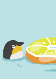Penguin and pool