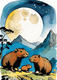 Ukiyo-e - Capybara 931899