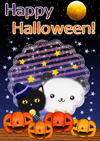 秋のハロウィンモフパンダの着せかえ