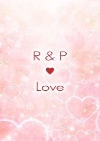 R & P Love Heart name theme – LINE theme | LINE STORE