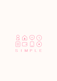 SIMPLE(beige pink)V.726b