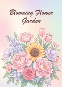 Blooming Flower Garden Sweet Pink