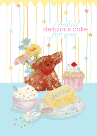 I baked a delicious cake for you